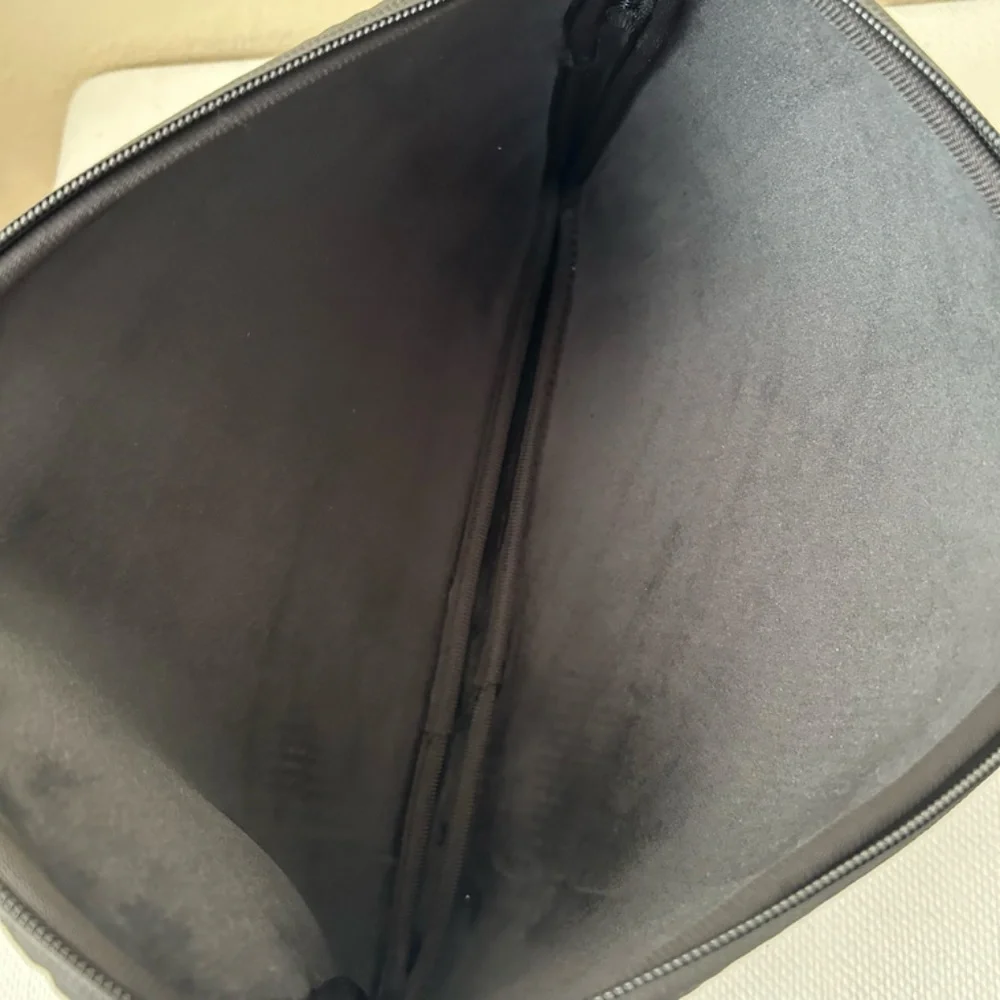 Tablet Laptop Sleeve - Neoprene - White Marble Gold Black - Zipper - iPad Kindle
